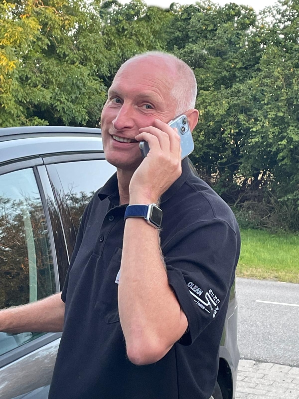 Stephen Rasmussen, indehaver af Clean Service Rosilde ApS